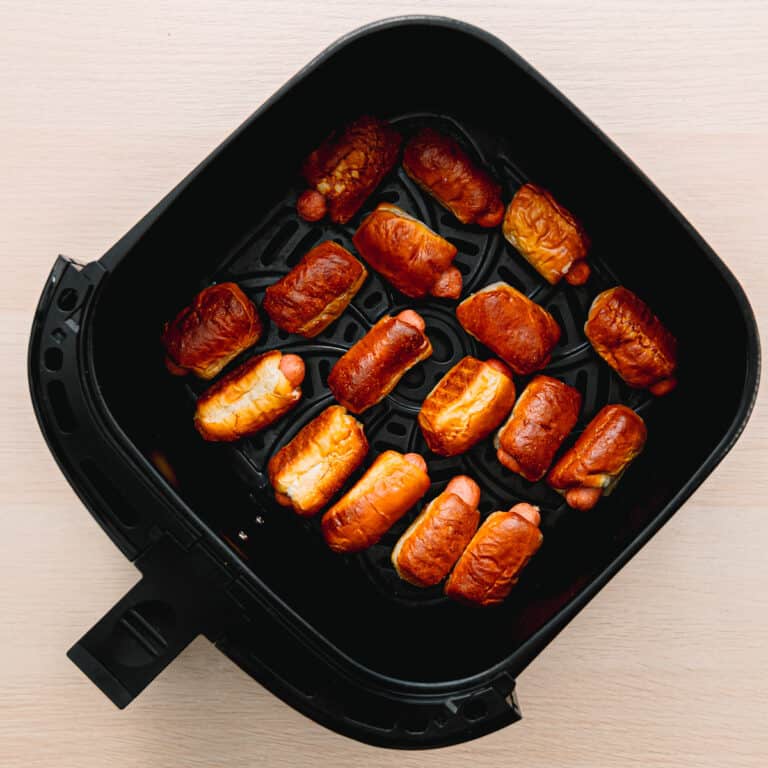 Air Fryer Frozen Mini Pretzel Dogs Savory Yum