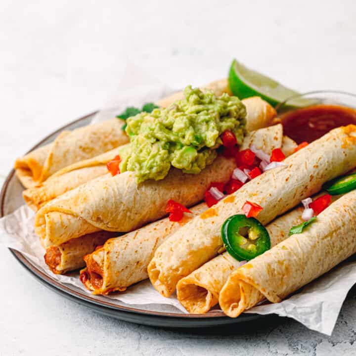 Air Fryer Frozen Taquitos - Savory Yum