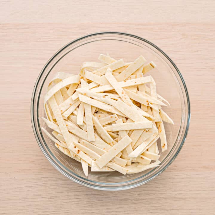 Air Fryer Tortilla Strips Savory Yum