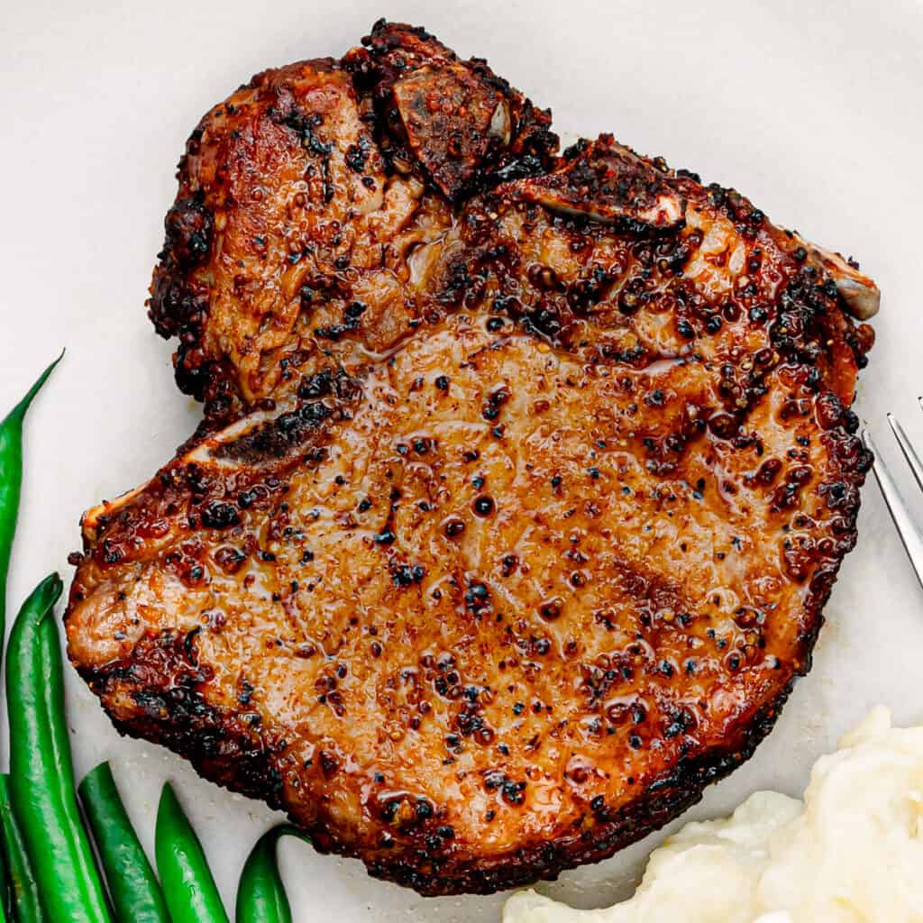 The best way to cook pork chops.
