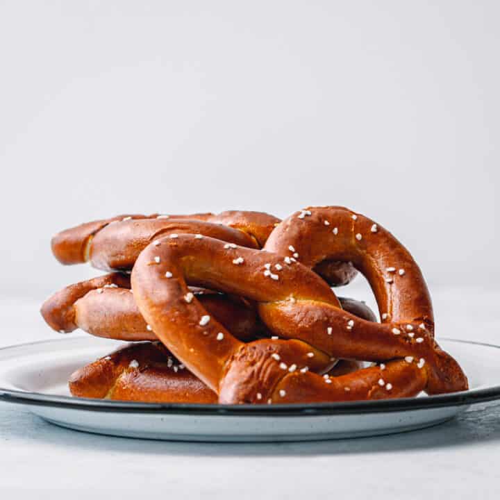 frozen pretzels in an air fryer.